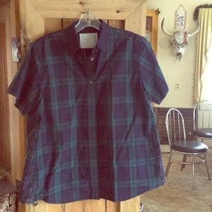 Sacai 2229 short sleeve cutout back